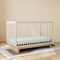 Crib with toddler rail included on sale